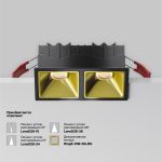 Точечные светильники Maytoni DL043-02-10W4K-SQ-B-1 Alfa LED