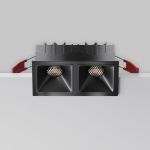 Точечные светильники Maytoni DL043-02-10W4K-SQ-B-1 Alfa LED