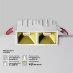 Точечные светильники Maytoni DL043-02-10W4K-SQ-W-1 Alfa LED