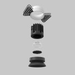 Точечные светильники Maytoni DL058-7W2.7K-TRS-B Round
