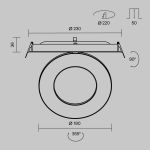 Точечные светильники Maytoni DL102-12W3K-B Vector