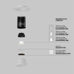 Точечные светильники Maytoni DL119-10W-4K-TRS-W Dip
