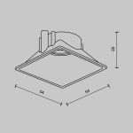 Комплектующие Maytoni Ring8-10W-SQ-W Accessories