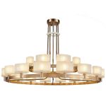 Люстры Newport 4338+16/C  new gold 4330