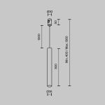 Трековое освещение Maytoni TR155-1-5W3K-B FOCUS LED