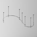 Трековое освещение Maytoni TRX154-2SR-D1200-B Busbar trunkings Flarity