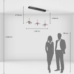 Подвесные светильники De Markt 722013303 Ауксис