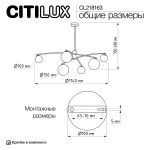 Люстры Citilux CL218163 FISHER
