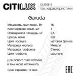 Настольные лампы Citilux CL420813 Garuda
