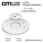 Потолочные светильники Citilux CL750181 ETALON