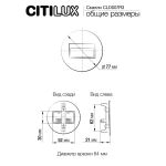 Настенные светильники Citilux CLD007R3 Скалли