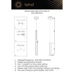 Подвесные светильники Aployt APL.059.16.04 Silveyn