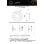 Настенные светильники Aployt APL.061.01.05 Anecia