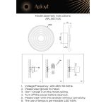 Настенные светильники Aployt APL.061.11.05 Anecia