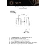 Настенные светильники Aployt APL.067.01.03 Honor