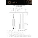 Подвесные светильники Aployt APL.325.06.01 Arian