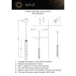 Подвесные светильники Aployt APL.326.06.01 Dzhosi