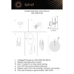 Настенные светильники Aployt APL.329.01.05 Luca