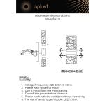 Настенные светильники Aployt APL.335.21.10 Fabayann