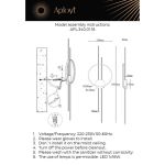 Настенные светильники Aployt APL.340.01.16 Veronik