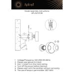 Настенные светильники Aployt APL.341.01.06 Eloiza