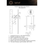 Настенные светильники Aployt APL.342.01.13 Reymand