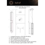 Подвесные светильники Aployt APL.331.06.29 Ozann