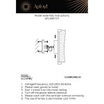 Настенные светильники Aployt APL.660.11.11 Klemens