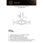 Люстры Aployt APL.865.07.60 Bernadet