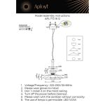 Подвесные светильники Aployt APL.772.16.12 Daga