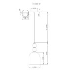 Подвесные светильники Moderli УТ000040211 Tamina