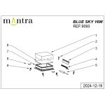 Точечные светильники Mantra 9093 BLUE SKY