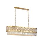 Люстры Newport 8300/120 oval gold polished 8300