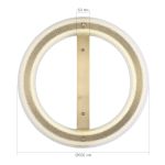 SL6245.212.01 Светильник потолочный ST-Luce золотистый/Прозрачный LED 1*40W 4000K FAGY