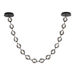 SL6520.403.16 Светильник подвесной ST-Luce черный жемчуг/прозрачно-дымчатый LED 1*80W 4000K HELMI
