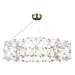 SL6602.203.72 Светильник подвесной ST-Luce Золотистый/Прозрачный LED 1*72W 4000K GRAVETTA