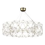 SL6602.203.72 Светильник подвесной ST-Luce Золотистый/Прозрачный LED 1*72W 4000K GRAVETTA