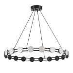 SL6610.403.20 Светильник подвесной ST-Luce черный/белый LED 1*40W 4000K MONRO