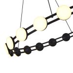 SL6610.403.20 Светильник подвесной ST-Luce черный/белый LED 1*40W 4000K MONRO