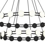 SL6610.403.36 Светильник подвесной ST-Luce черный/белый LED 1*70W 4000K MONRO