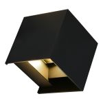 SL9513.401.01 Светильник уличный настенный ST-Luce черный/черный LED 1*10W 2700K