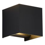 SL9513.401.01 Светильник уличный настенный ST-Luce черный/черный LED 1*10W 2700K