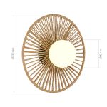 SLE6022-601-01 Светильник настенный бежевый/бежевый, белый G9 LED 1*5W LOOM