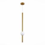 Уценка SL1222.233.01 Светильник подвесной ST-Luce Золотистый/Золотистый, Белый LED 1*18W 4000K ANGURRA