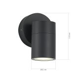 SL9008.701.01 Светильник уличный настенный ST-Luce серый/белый GU10 1*50W TUBO