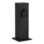 SL9012.405.00 Столб уличный 2 розетки ST-Luce черный 3500W SOCKET