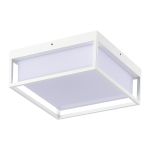 SL9517.502.01 Светильник уличный потолочный ST-Luce белый/белый LED 1*20W 3000K/4000K/5000K
