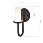 SL9539.701.01 Светильник настенный ST-Luce темно-серый/белый LED 1*3W 3000K