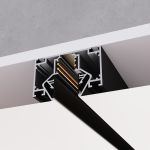 ST1047.439.02 Профиль для монтажа 48 под натяж. потолок ST-Luce Черный L3000мм (Заглуш внеш 2 в ком) SKYLINE 48+