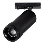 ST385.446.20 Св-к трек. Zoom Черный LED 1*20W 4000K 1 800Lm Ra 10-55° IP20 D65xH145 220V Однофазная трековая система